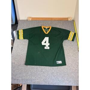 Vintage Brett Favre #4 Green Bay Packers NFL Football Jersey 2XL Logo 7